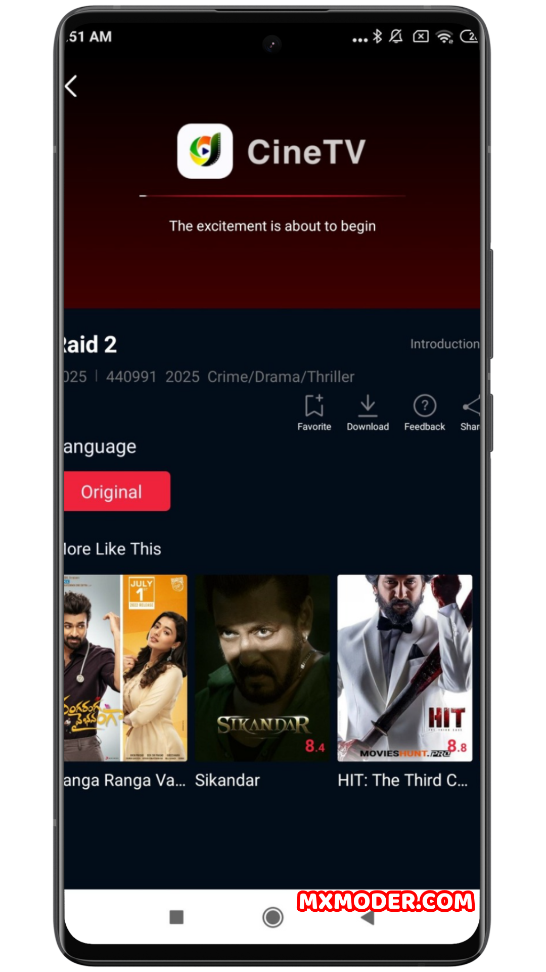 CineTV Mod APK Download 2025 (Premium Unlocked/Adfree) 5