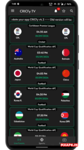 CricFy TV apk 2025